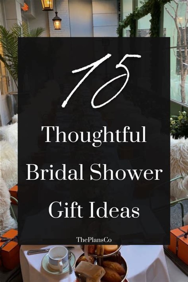 Are gifts expected at bridal shower?