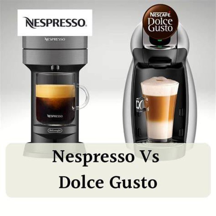 Are Nespresso and Dolce Gusto the same?