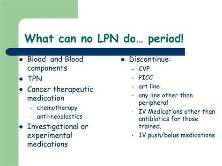 Can a LPN give medications?