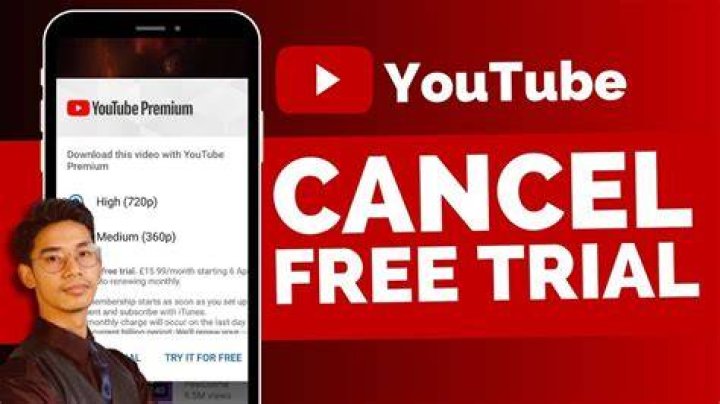 Can I cancel YouTube premium after free trial?