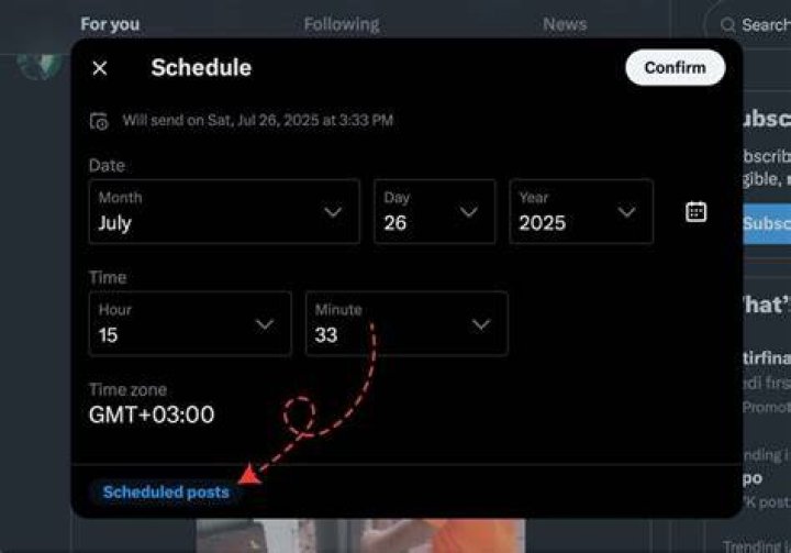 Can twitter posts be scheduled?