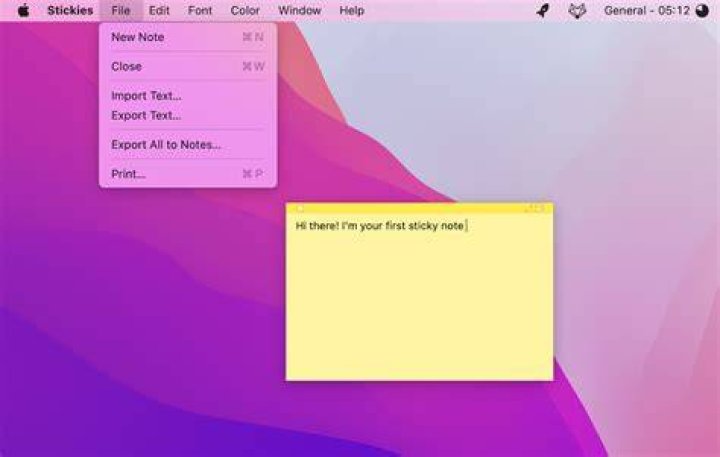 Can you get sticky notes on a Mac?