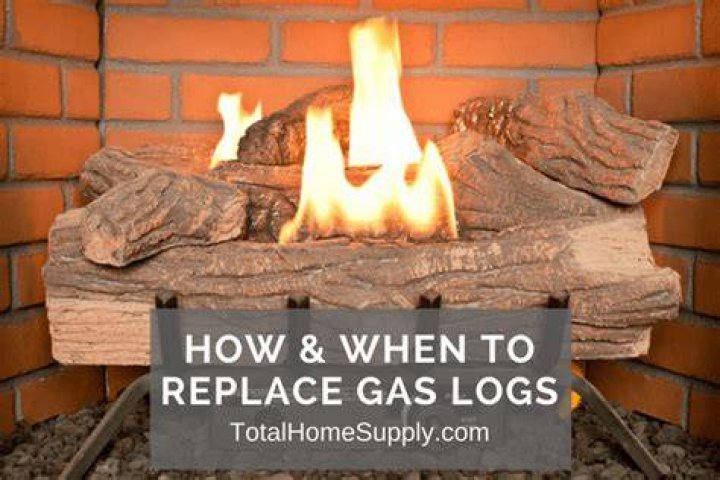 Do you have to replace logs in gas fireplace?