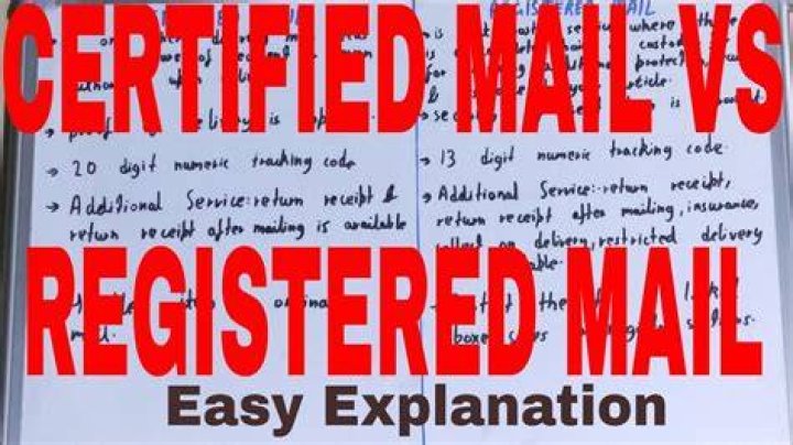 Does registered mail take longer?