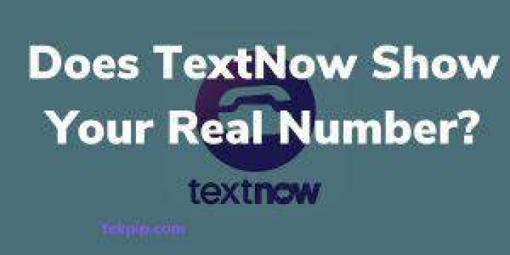 Does TextNow use your own number?