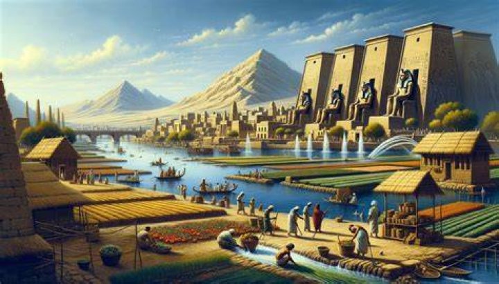How did ancient Egypt use the Nile River?