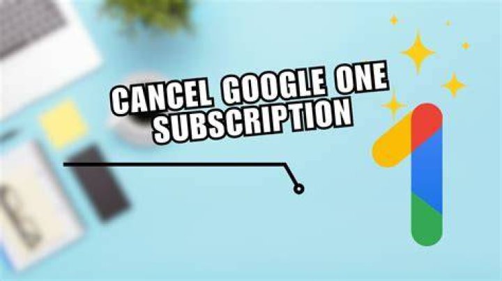 How do I cancel my Google one subscription?