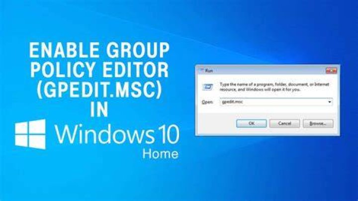 How do I get Gpedit MSC on Windows 10?