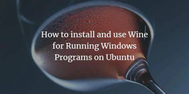 How do I use wine to install Windows programs on Ubuntu?