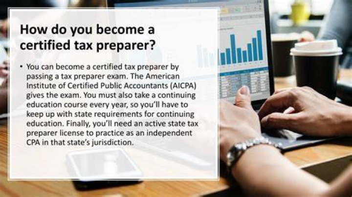 How do you become certified to do taxes?