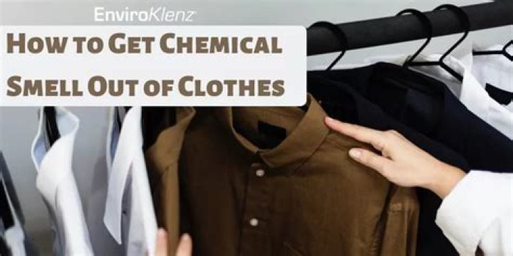 How do you get chemical smell out of fabric?
