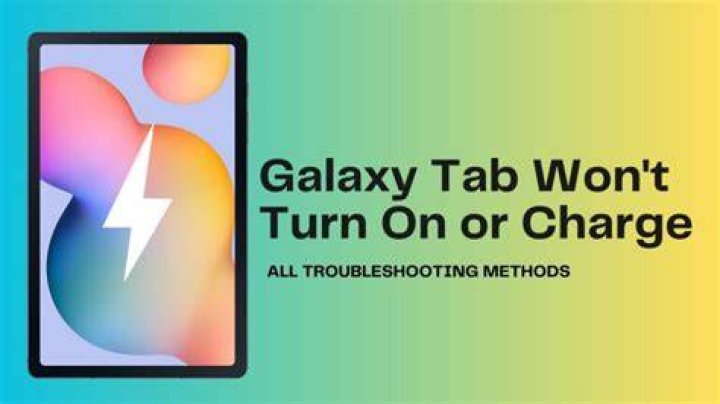How do you turn on a Samsung Galaxy Tab A?