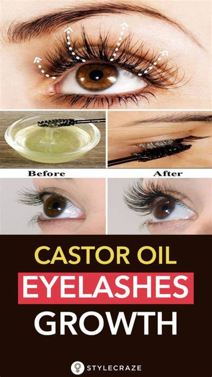 How fast do your eyelashes grow with castor oil?