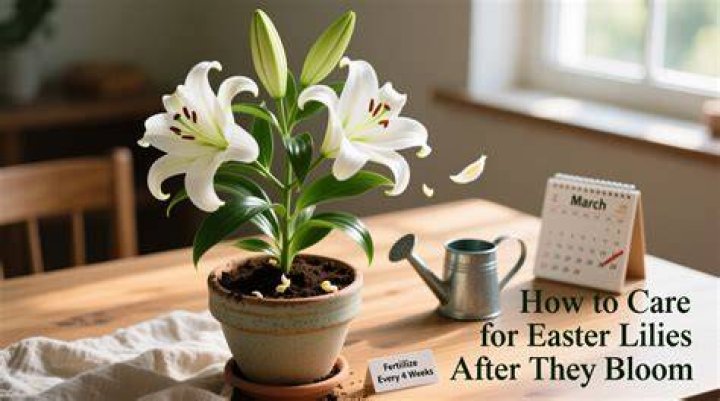How often do Easter lilies bloom?