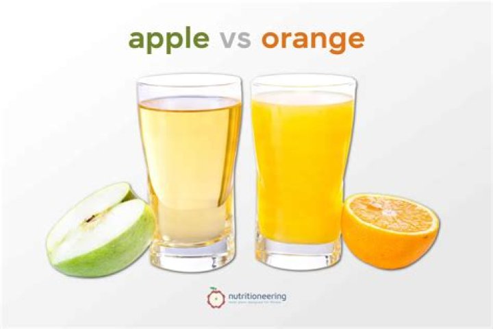 Is apple juice or orange juice healthier?
