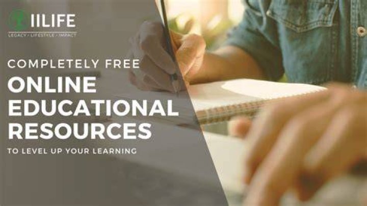 What are online educational resources?