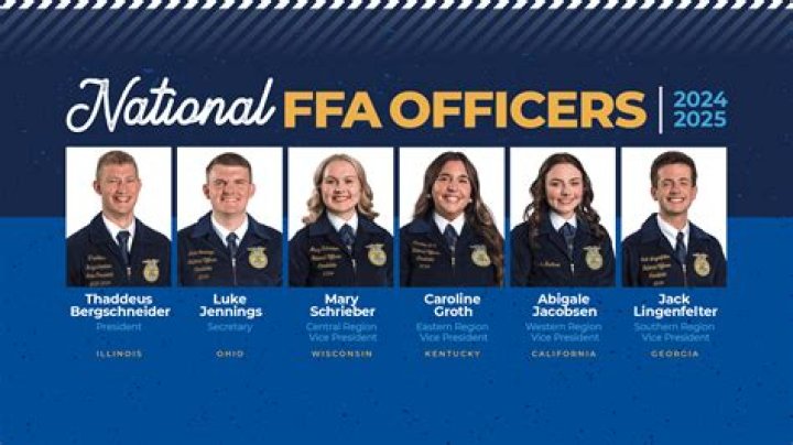 What are the 10 FFA officers?