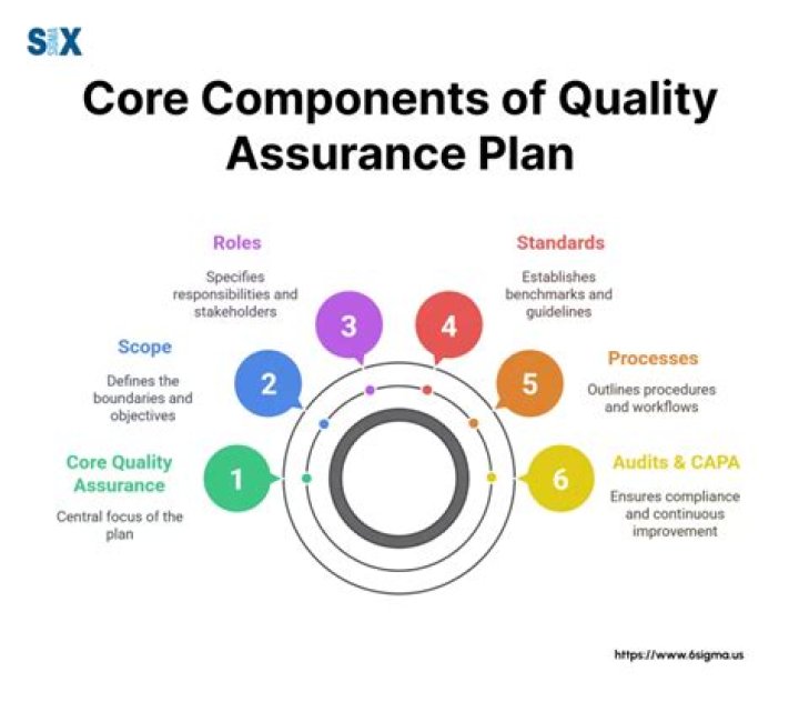 What are the components of a quality assurance program?