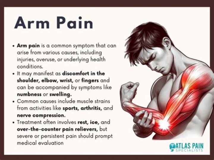 What causes left arm to ache?