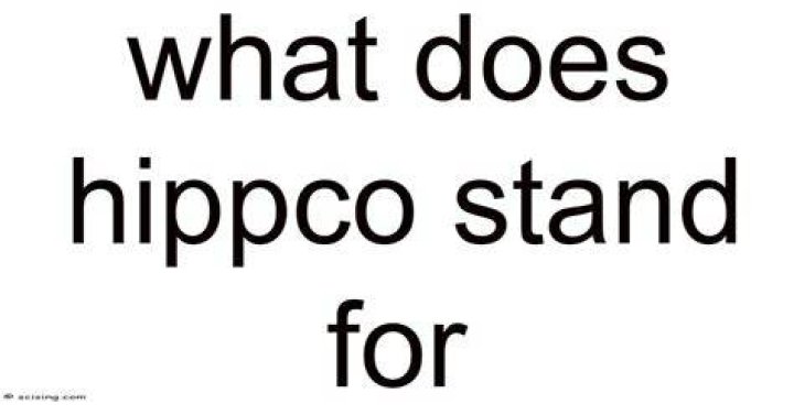 What does Hippco stand for?
