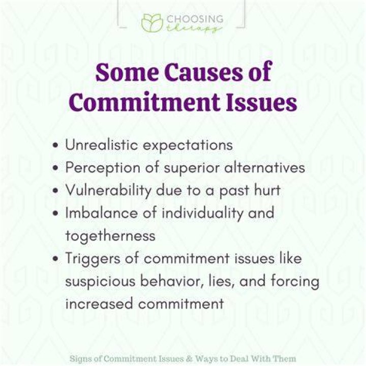 What does it mean when someone has commitment issues?