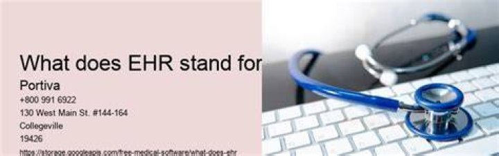 What does the acronym EHR stand for?