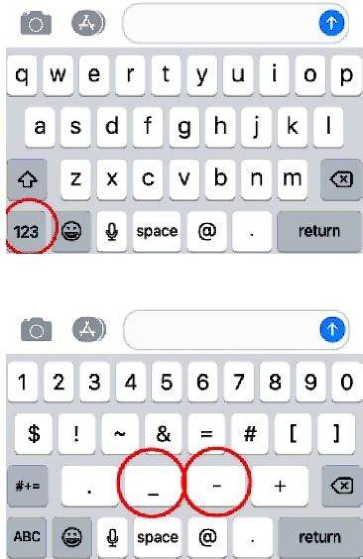 What does underscore look like in an email?