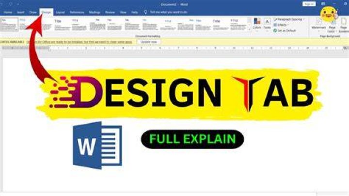 What is a Design tab?