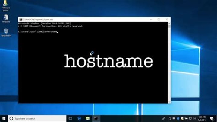 What is my host name?
