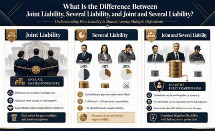 What is the difference between joint and several liability?