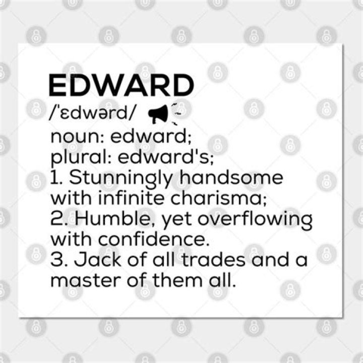 What is the meaning of the name Edward?
