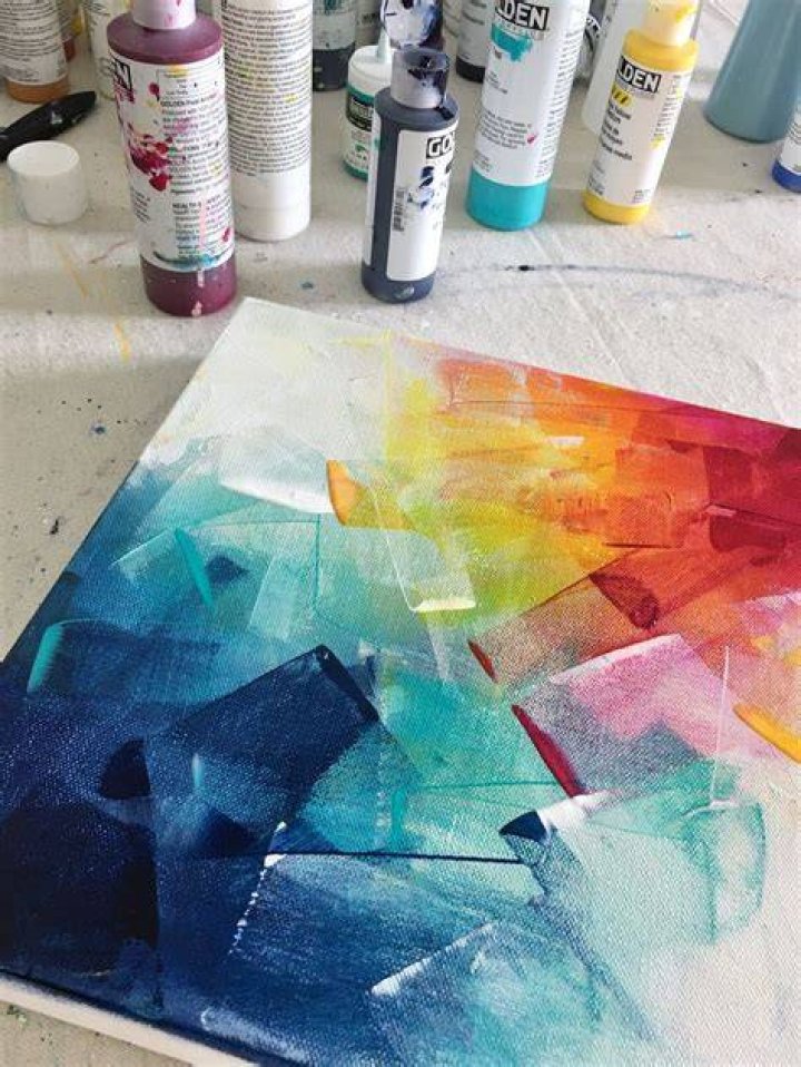 What is the medium for acrylic painting?