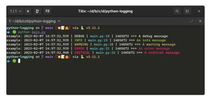 What is the use of logger in Python?