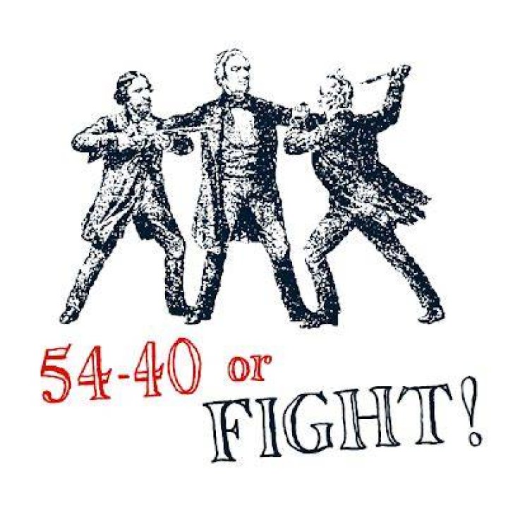 What was the fifty four forty or fight?