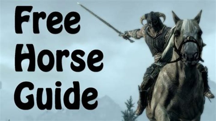 Where is the free horse in Skyrim?