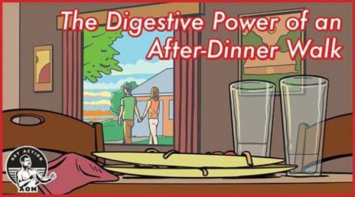 Why do Indians walk after dinner?