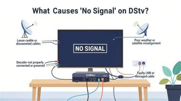 Why does my DStv say no signal?