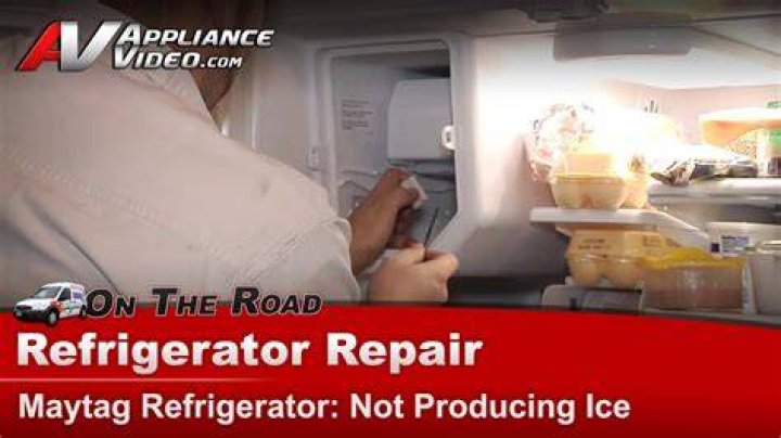 Why won't my Maytag refrigerator make ice?